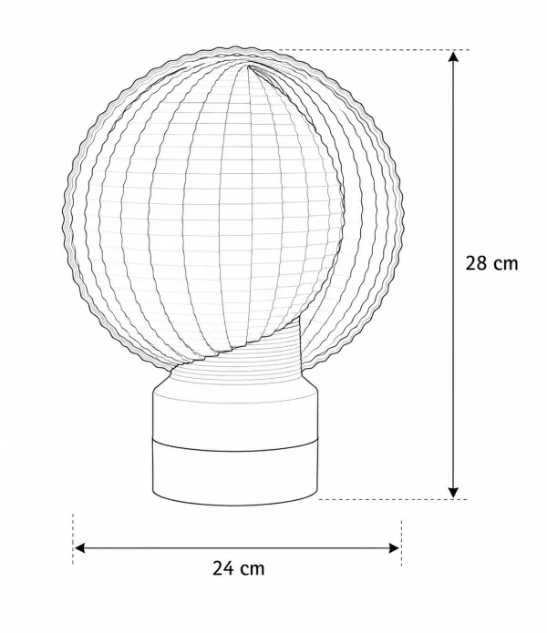 Red_Black_Pla_Plastic_Table_Lamp_For_Home_And_Living