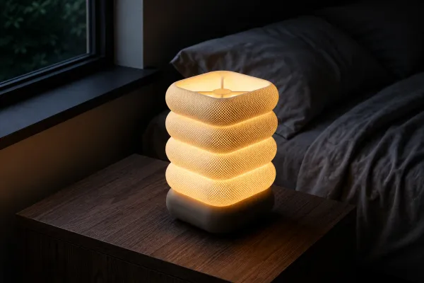 White_Wood_Pla_Plastic_Table_Lamp_For_Home_And_Living