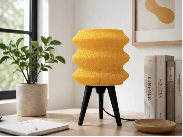 Gold_Pla_Plastic_Table_Lamp_For_Home_And_Living