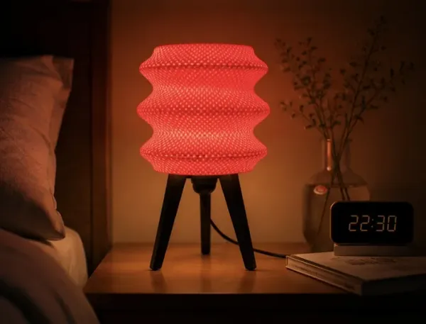 Red_Pla_Plastic_Table_Lamp_For_Home_And_Living