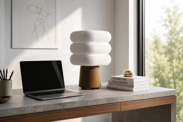 White_And_Wood_Pla_Plastic_Table_Lamp_For_Home_And_Living