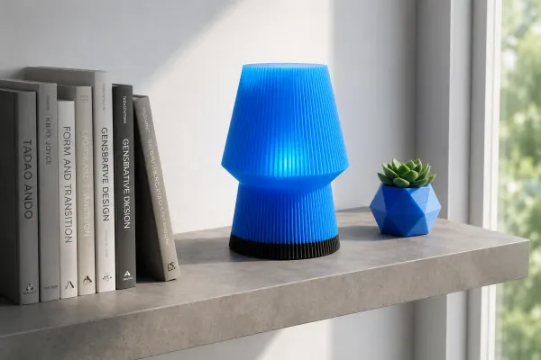 Pleat_Modern_3D_Printed_Designer_Table_Lamp