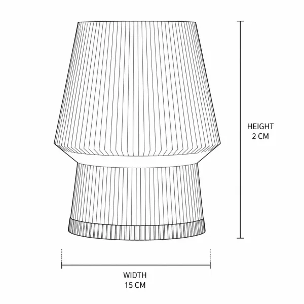 Pleat_Modern_3D_Printed_Designer_Table_Lamp