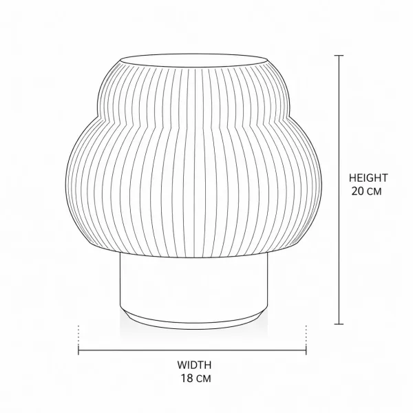 Bubble_Modern_3D_Printed_Designer_Decorative_Table_Lamp