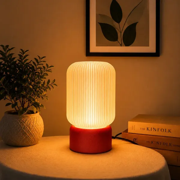 Oak_Lamp_Modern_3D_Printed_Designer_Table_Lamp_With_Warm_Led_Ambient_Light