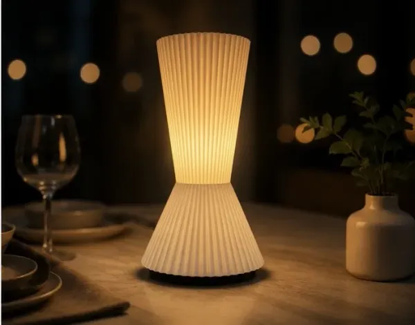 Sandglass_3D_Printed_Table_Lamp_Modern_Designer_Ambient_Light_Alix3D