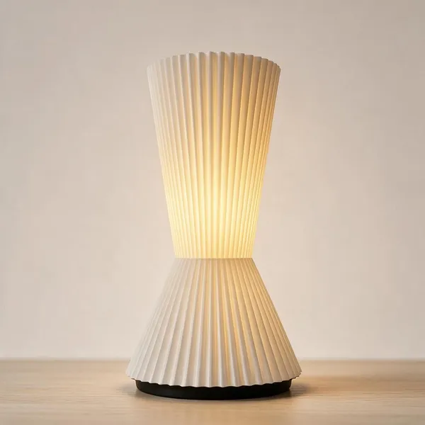 Sandglass_3D_Printed_Table_Lamp_Modern_Designer_Ambient_Light_Alix3D