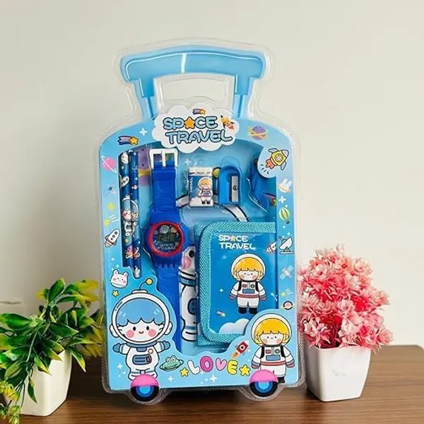 Purple_Kids_Stationery_Set_With_Watch_And_Trolley_Case