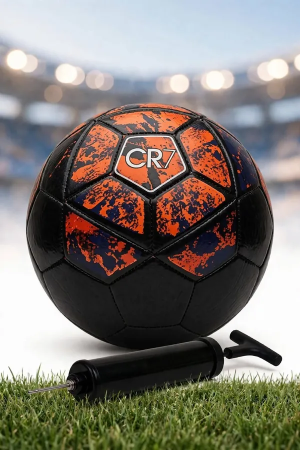 Black_Orange_Synthetic_Football_With_Air_Pump