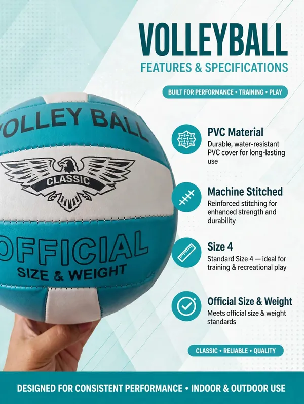Classic_Size_4_PVC_Volleyball