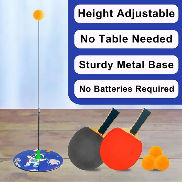 Height_Adjustable_Table_Tennis_Rebound_Trainer_Set