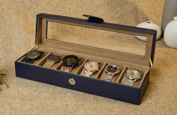 Multi_Colour_Watch_Organizer_Box_With_Glass_Lid