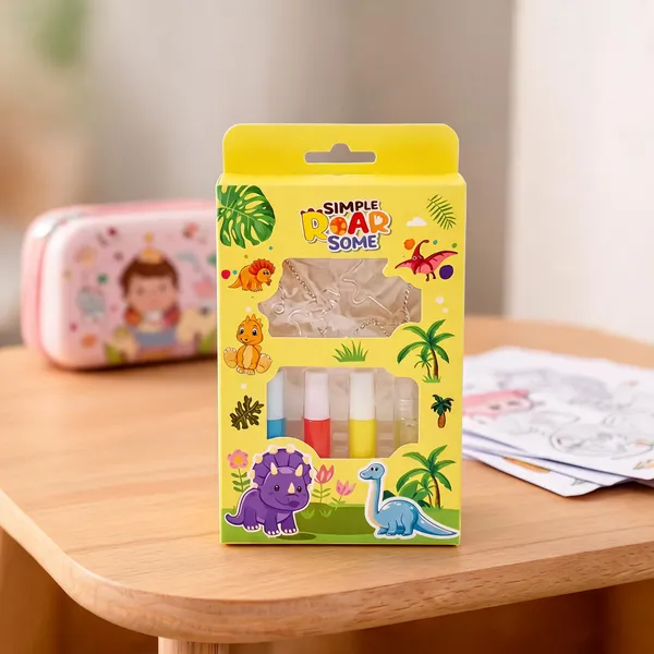 Yellow_Plastic_Bottles_And_Water-Based_Nail_Polish_Colour_Set_For_Pretend_Play,_Kids_Beauty_Activity