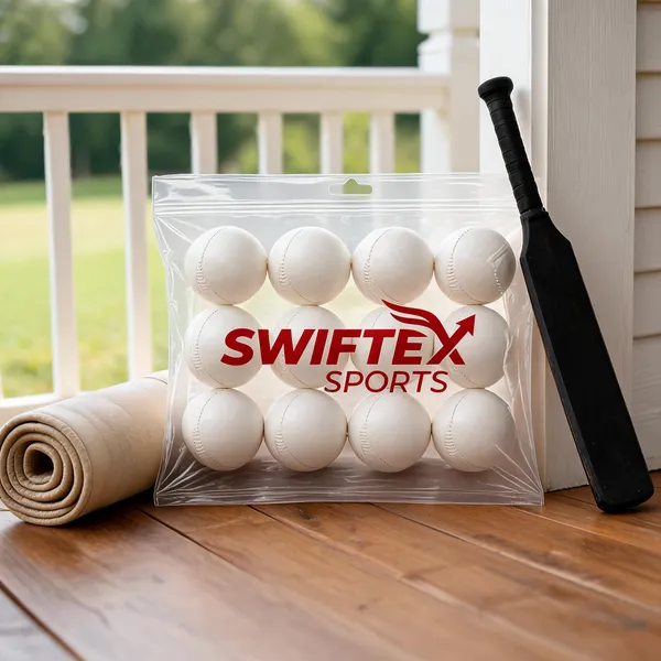 White_Leather/Synthetic_Leather_And_Cork/Rubber_Core_Cricket_Balls_For_Cricket_Practice,_Training,_Match_Play_Pack_Of_12
