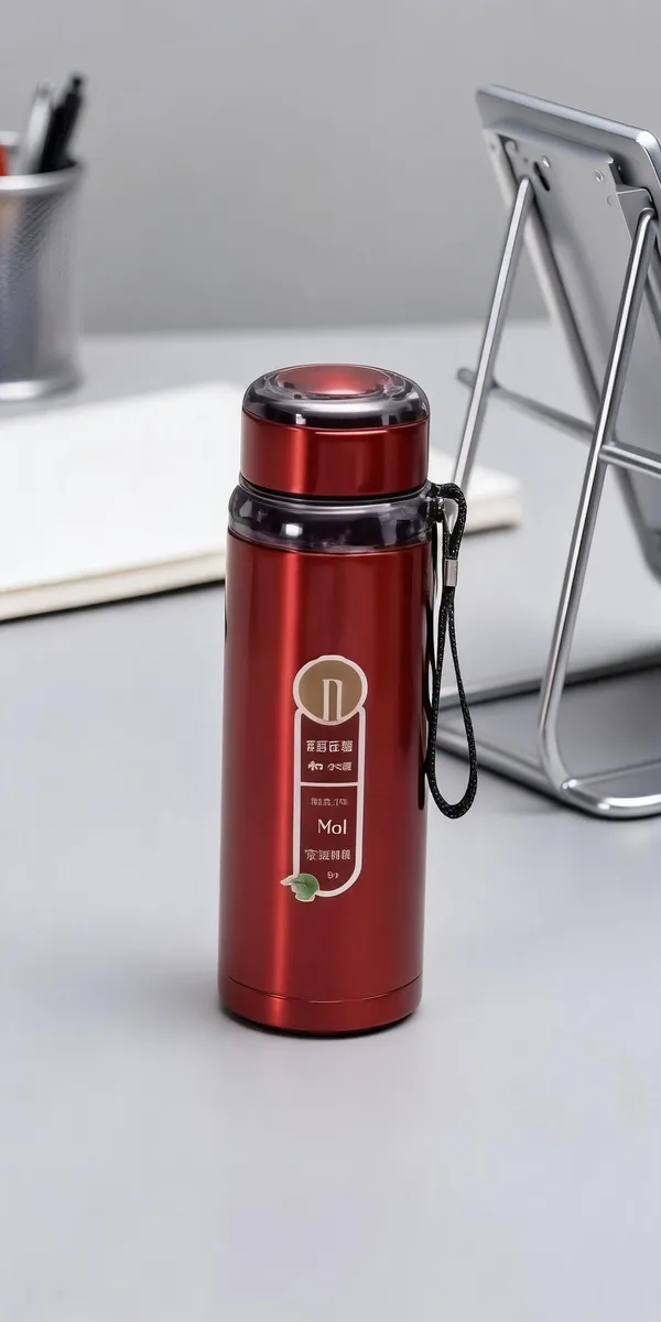 Red_304_Stainless_Steel_Flask_For_Hot/Cold_Beverage_Storage