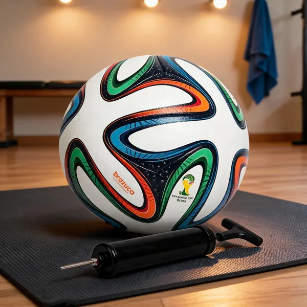 Multicolor_Synthetic_Leather_And_Rubber_Bladder_And_Plastic_Pump_Football_For_Football,_Training,_Recreational_Play