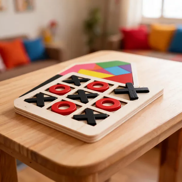 Multicolor_Wood_Tic_Tac_Toe_Game_Board_For_Strategy_Game,_Puzzle_Solving,_Brain_Activity
