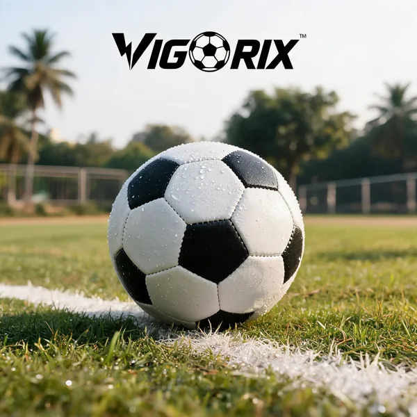 White_Synthetic_Leather_And_Rubber_Bladder_Football_For_Football,_Training,_Match_Play