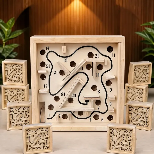 Off_White_Wood_Maze_Puzzle_For_Number_Learning,_Puzzle_Solving,_Fine_Motor_Skills