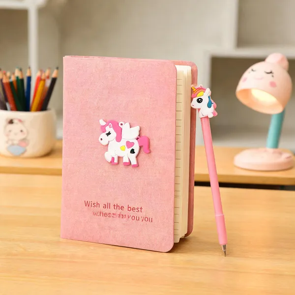 Pink_Paper_And_Cardboard_And_Plastic_Pen_Notebook_And_Pen_Set_For_Writing,_School,_Gifting