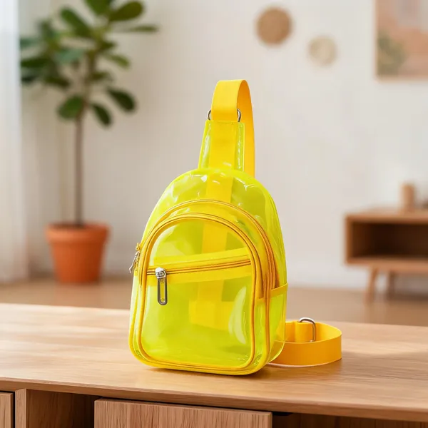 Yellow_Pvc_And_Polyester_Lining_Sling_Backpack_For_School,_Travel,_Daily_Carry