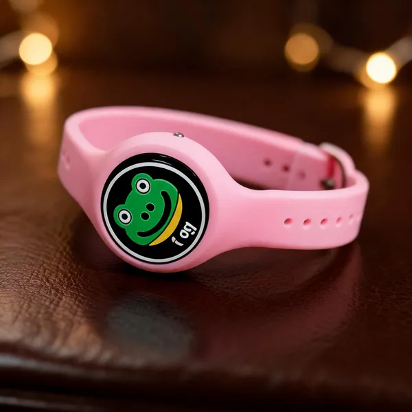 Pink_Plastic_And_Silicone_Strap_Toy_Watch_For_Pretend_Play,_Kids_Entertainment