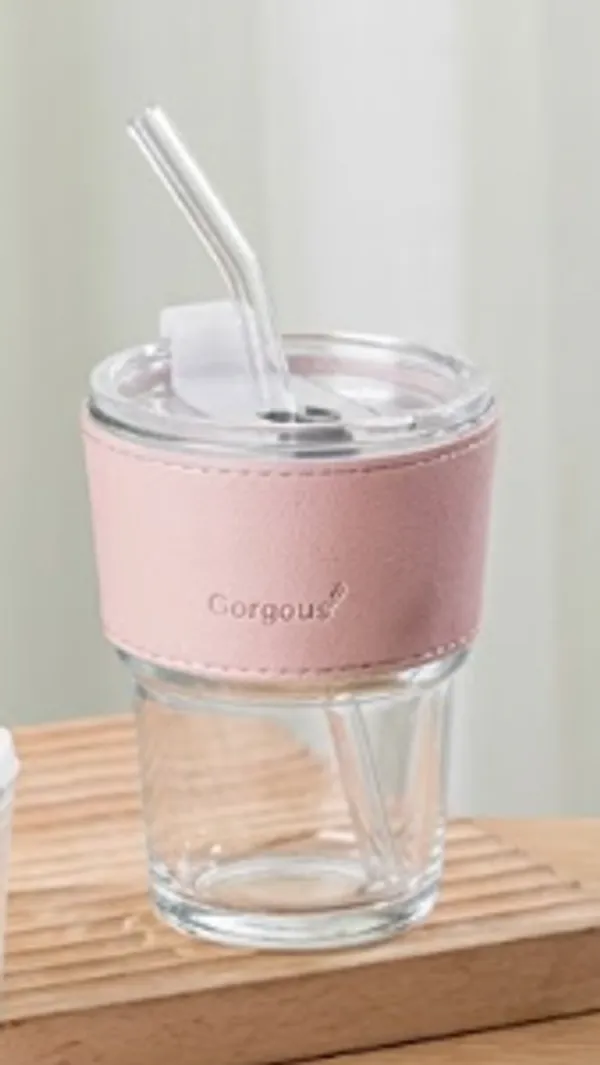 Glass_Leather_Sleeve_400_Ml_Tumbler