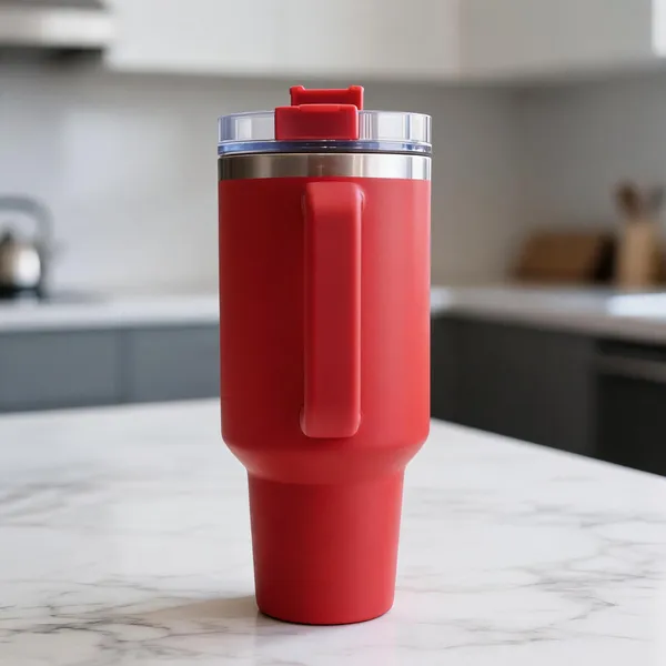Red_Stainless_Steel_And_Plastic_Lid_Tumbler_For_Hot/Cold_Beverage_Storage,_Travel