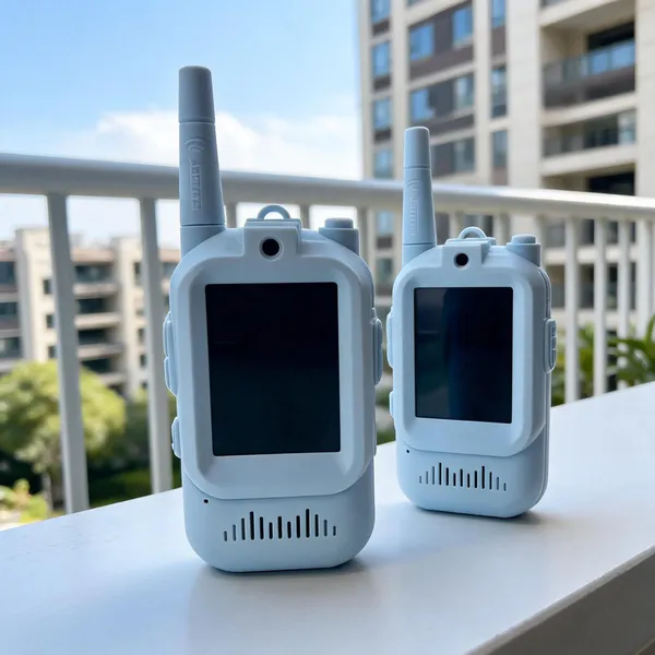 Blue_Abs_Plastic_And_Electronic_Components_Walkie_Talkie_Set_For_Pretend_Play,_Communication_Games