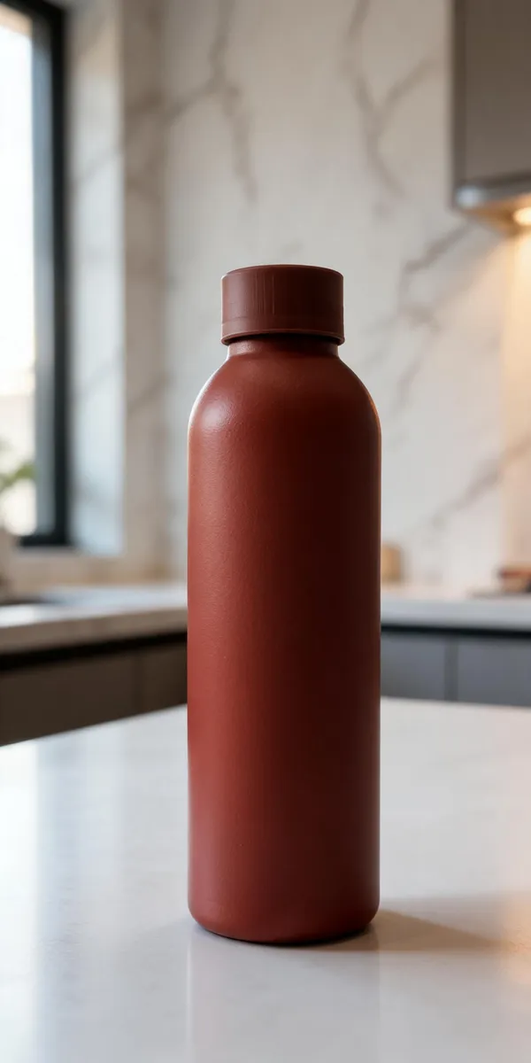 Red_Stainless_Steel_And_Plastic_Lid_Water_Bottle_For_Drinking_Water,_Travel,_School