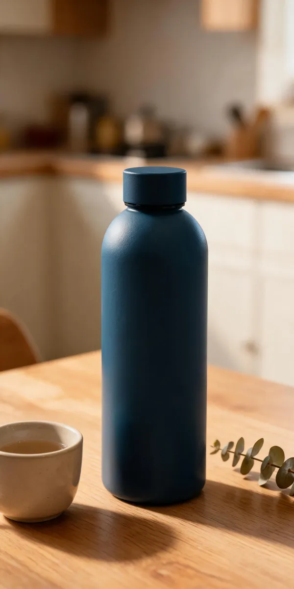Blue_Stainless_Steel_And_Plastic_Lid_Water_Bottle_For_Drinking_Water,_Travel,_School