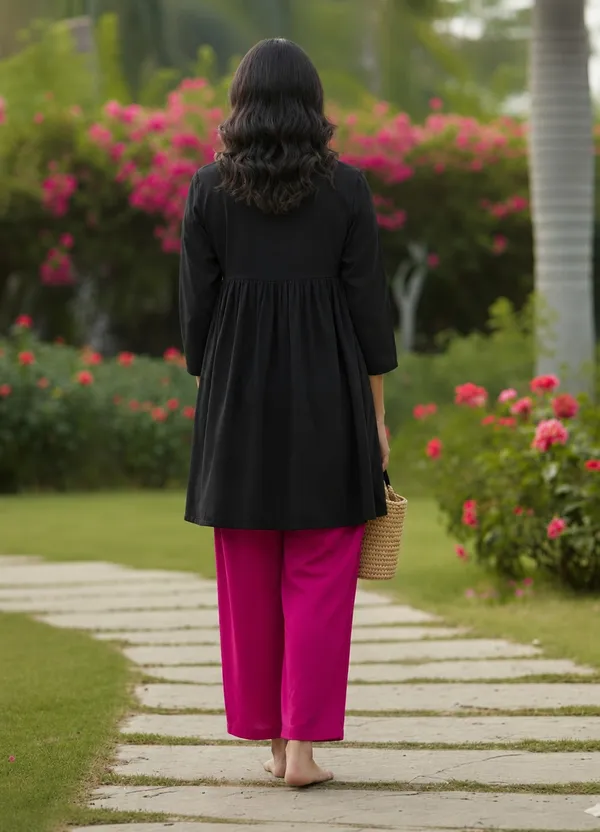 Black_Embroidered_Flared_Kurti_for_Women