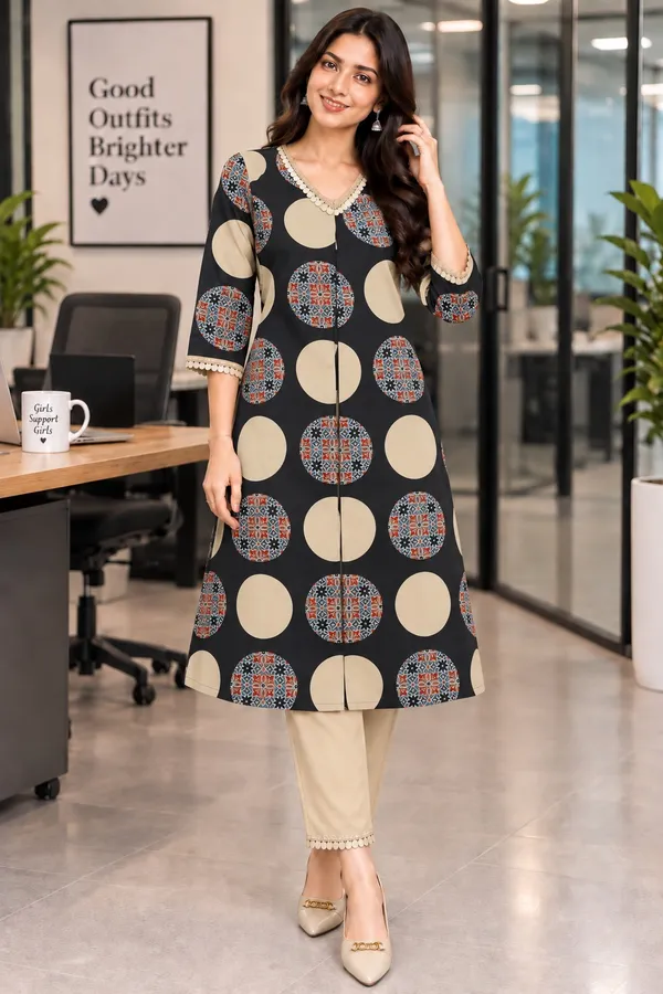 Black_Printed_Straight_Kurta_Set_for_Women