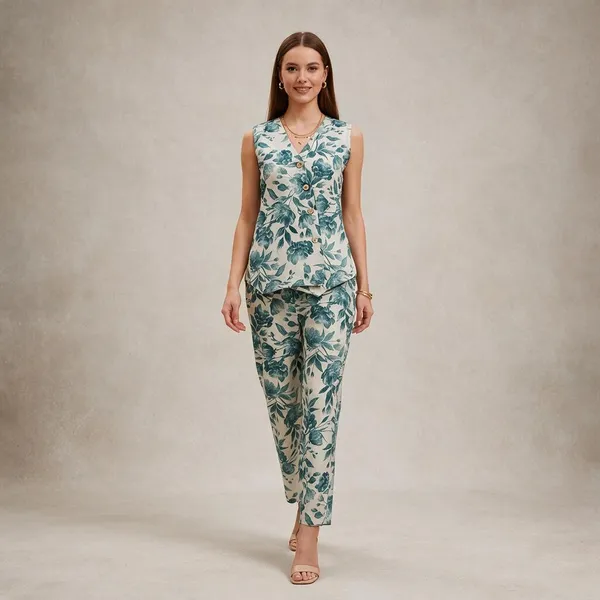 White_Flex_Cotton_Floral_Print_Co-Ord_Set_For_Women
