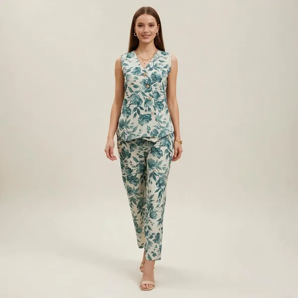 White_Flex_Cotton_Floral_Print_Co-Ord_Set_For_Women