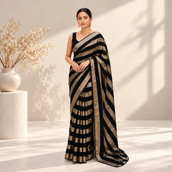 Black_Striped_Saree_for_Women