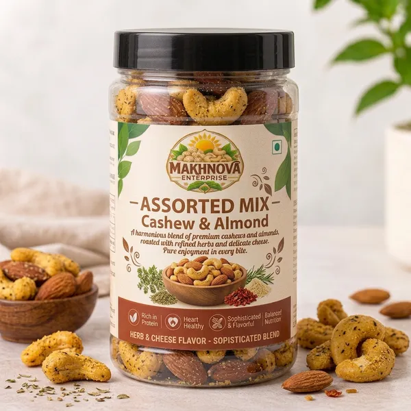 Makhnova_Assorted_Mix_Cashew_And_Almond_Herb_And_Cheese_Flavor