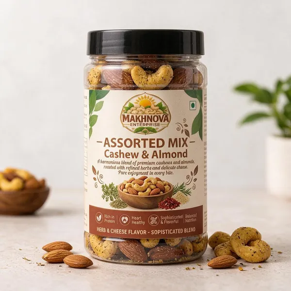 Makhnova_Assorted_Mix_Cashew_And_Almond_Herb_And_Cheese_Flavor