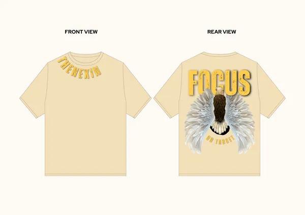 Beige_Oversized_T-shirt_100%_Pure_Cotton_For_Unisex