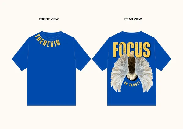 Blue_Oversized_T-shirt_100%_Pure_Cotton_For_Unisex