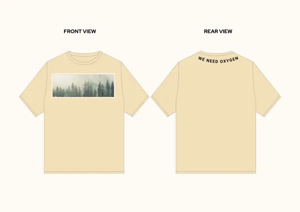 Beige_Oversized_T-shirt_100%_Pure_Cotton_For_Unisex