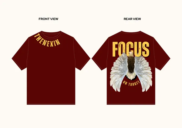 Maroon_Oversized_T-shirt_100%_Pure_Cotton_For_Unisex
