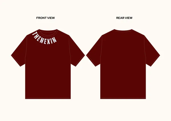 Maroon_Oversized_T-shirt_100%_Pure_Cotton_For_Unisex