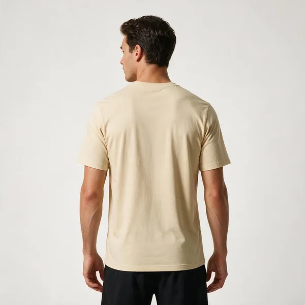 Beige_Oversized_T-shirt_100%_Pure_Cotton_For_Unisex