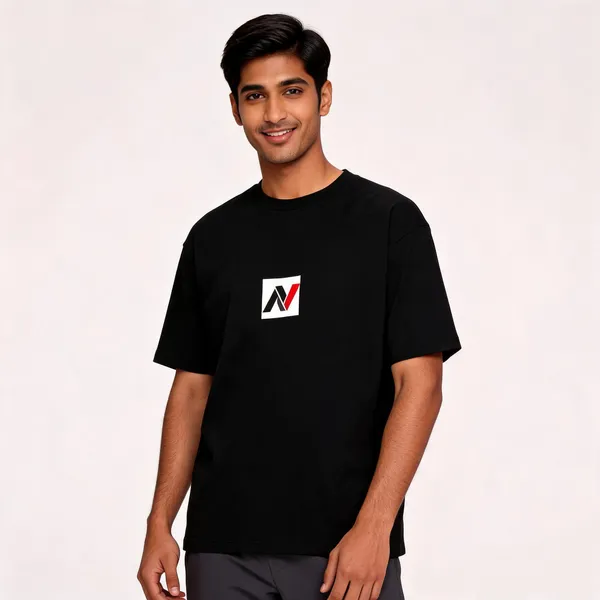 Black_Oversized_T-shirt_100%_Pure_Cotton_For_Unisex