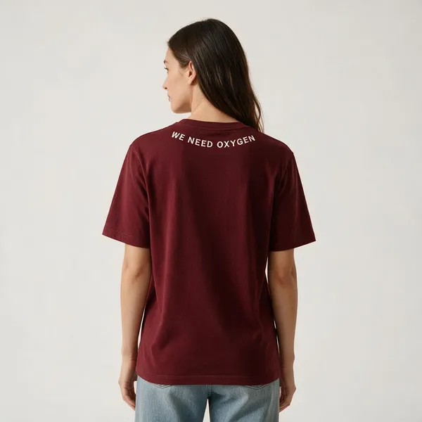 Maroon_Oversized_T-shirt_100%_Pure_Cotton_For_Unisex