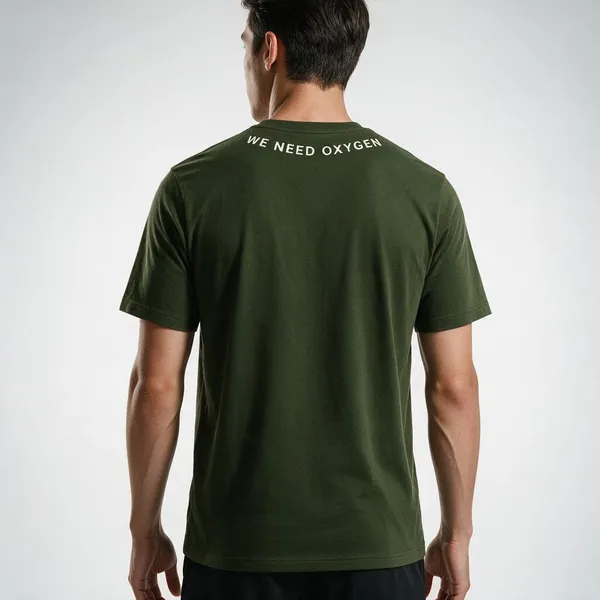 Dark_Green_Oversized_T-shirt_100%_Pure_Cotton_For_Unisex