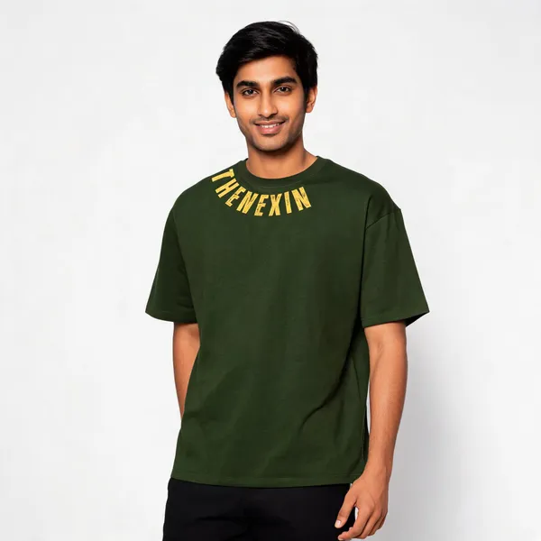 Green_Oversized_T-shirt_100%_Pure_Cotton_For_Unisex