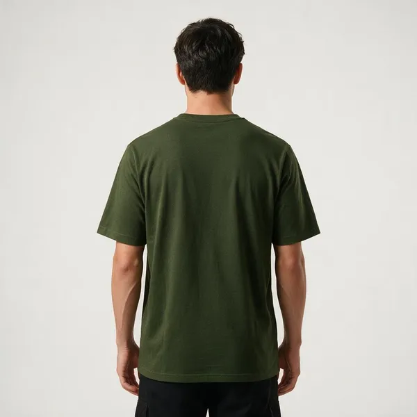 Dark_Green_Oversized_T-shirt_100%_Pure_Cotton_For_Unisex