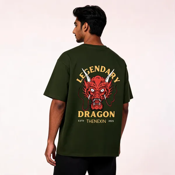 Green_Oversized_T-shirt_100%_Pure_Cotton_For_Unisex